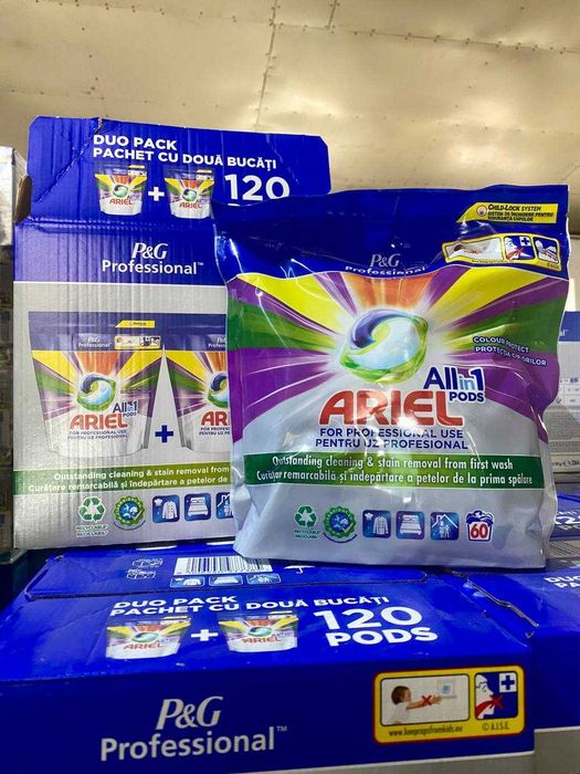 Ariel Pods All in 1 Colour Арієль капсули 2х60 колір