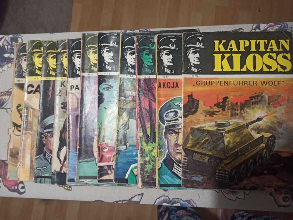 Komiksy Kapitan Kloss, 8 komiksów, cena za całość