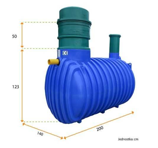 Przydomowa Biologiczna Oczyszczalnia Ścieków BIO DUO-HYBRYDA 4 MONTAŻ