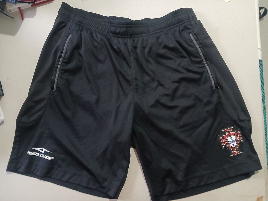 Arbitragem calções de jogo com fechos de correr nos bolsos