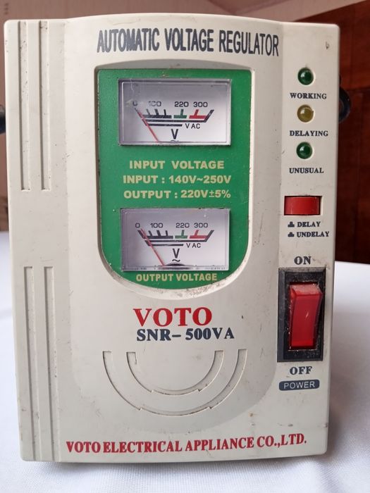 VOTO SNR-500VA  автоматичний релейний стабілізатор напруги.