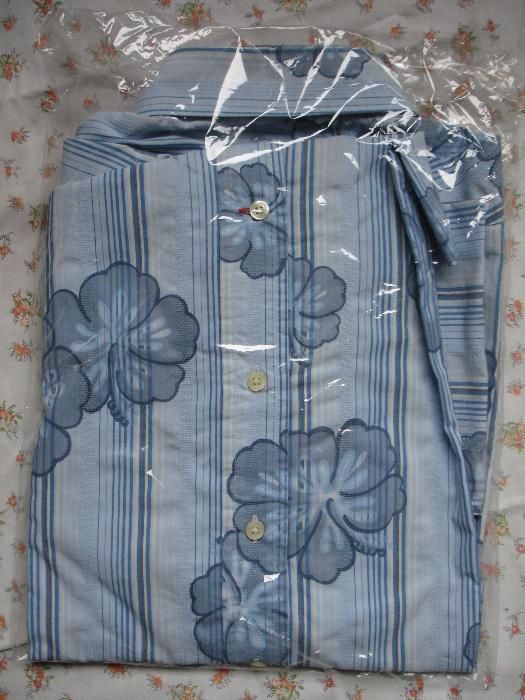 nowa koszula w kwiaty niebieska TOMMY HILFIGER XL