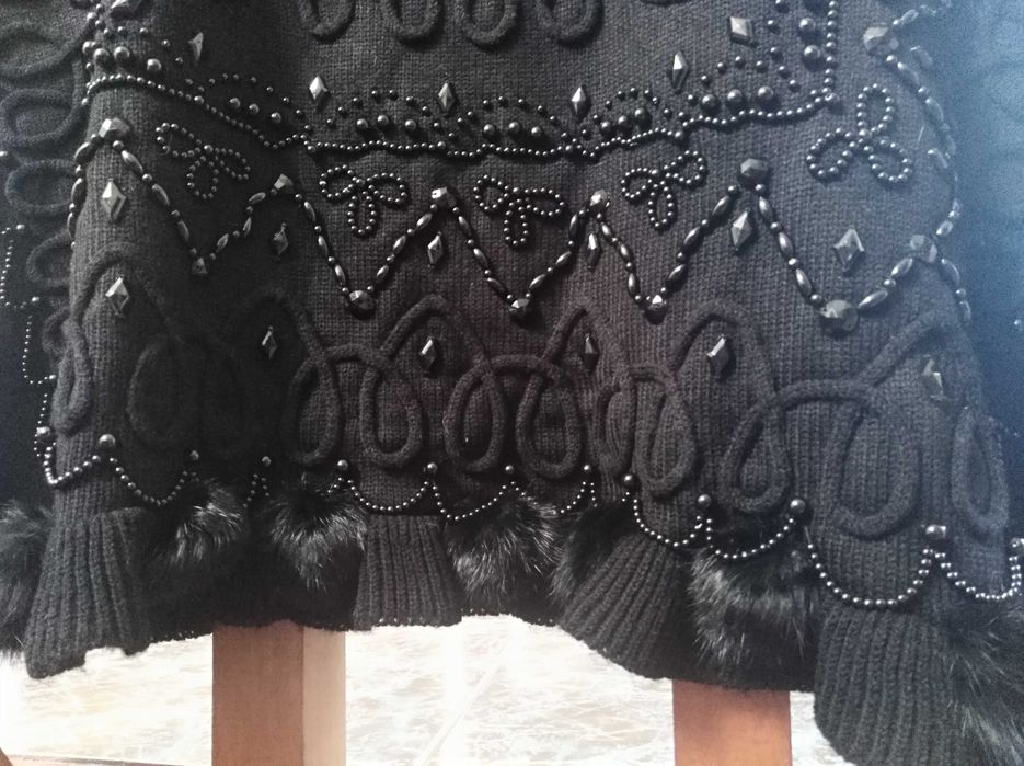 Xaile de festa ou cerimónia bordado à mão