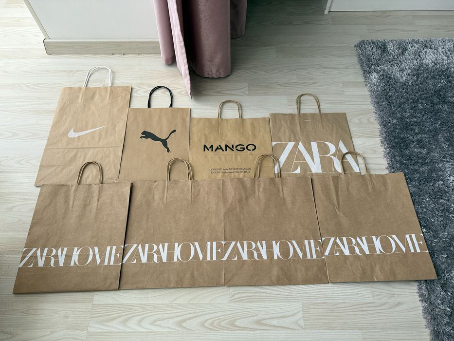 Брендовые пакеты Gant, Stem, Zara, Diptique, Max Mara и другие