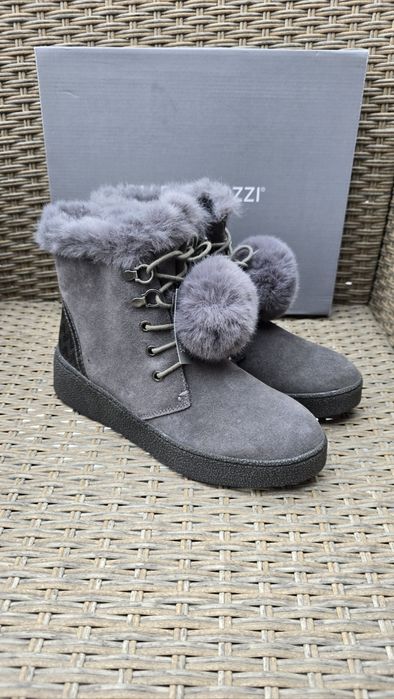 замшеві утеплені черевики Marko Tozzi40