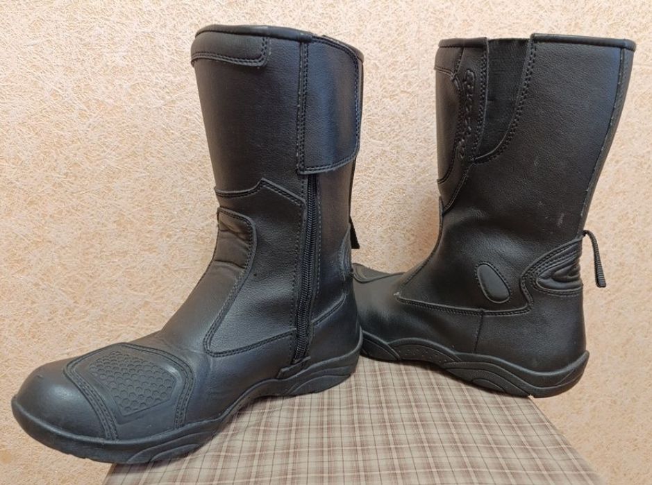 (р39)  Мотоботи RKsports, шкіра,