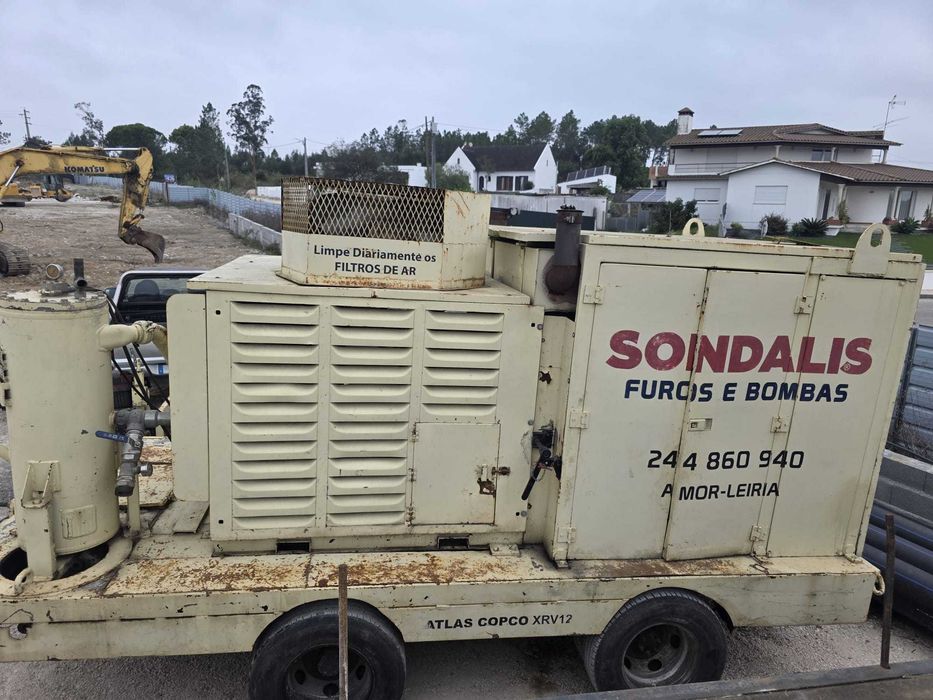 Compressor Atlas Copco 30 bar XRV12 Perfuração