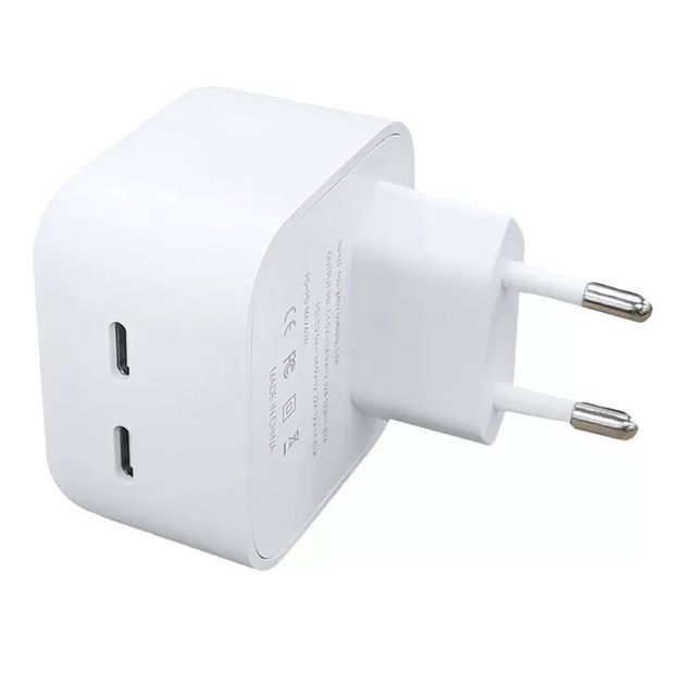Зарядний пристрій 35W 2 USB-C для Apple iPhone/iPad