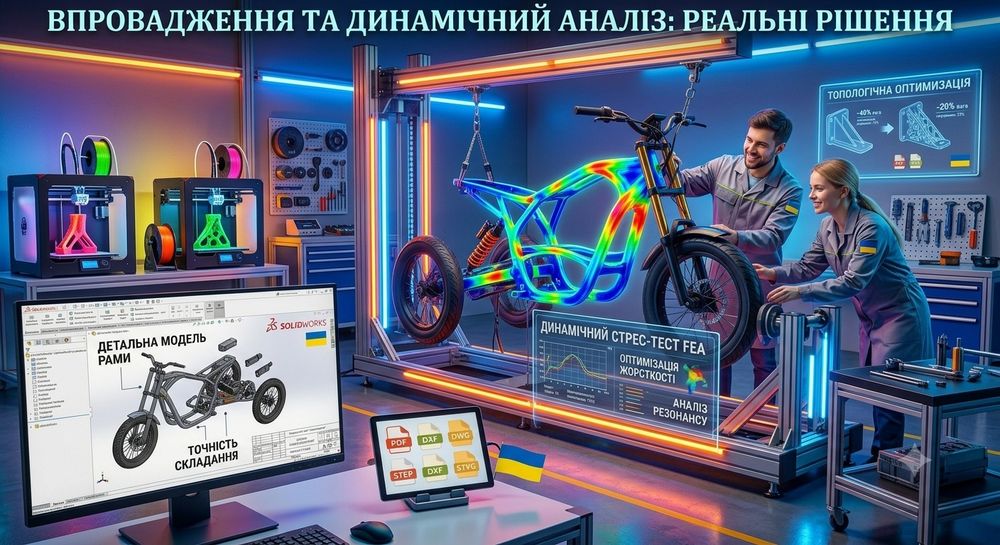 Технічне проєктування та інжиніринг Проєктування, 3D-моделювання та розробка технічної документації (SolidWorks)