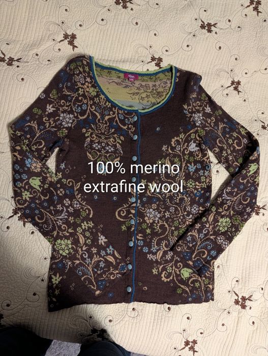 Sweter kardigan IVKO 40 wełna merino