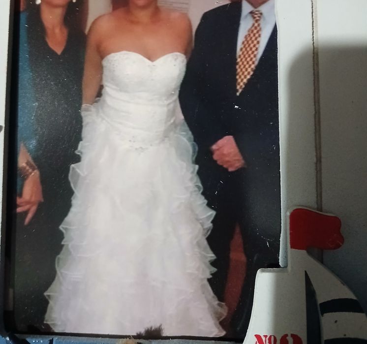 Vestido organza em estado impecável