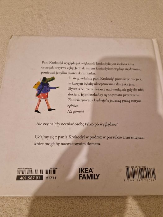 Książka pt Pani Krokodyl znajduje dom