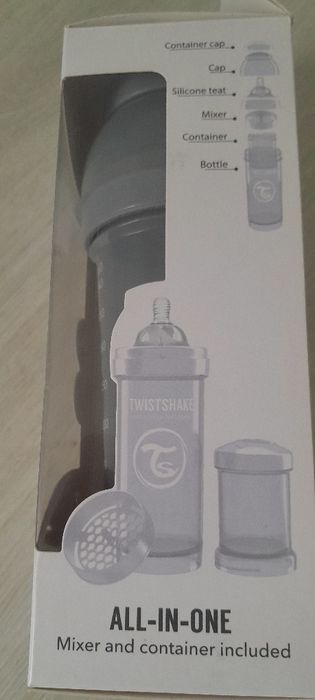 Пляшка для годування антиколікова Twistshake