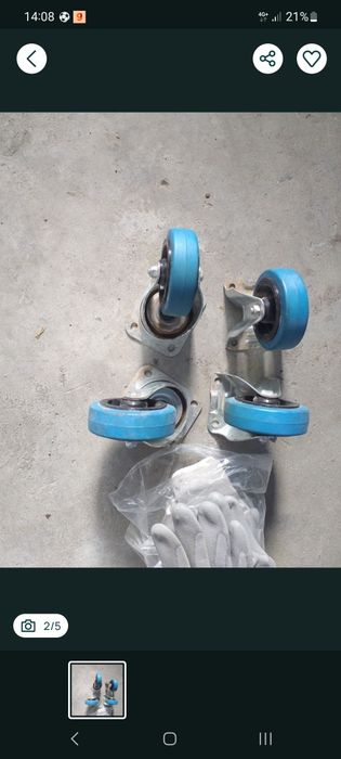 4 rodas novas em poliamina de 100 mm 2 giratórias  muito bom para bancadas