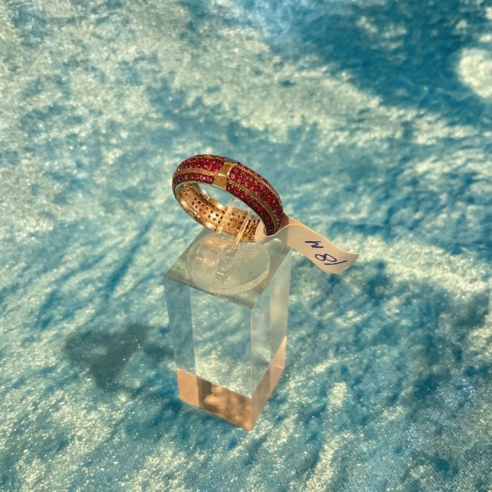 Anel aliança prata banho ouro T,18 /Outros anúncios abaixo