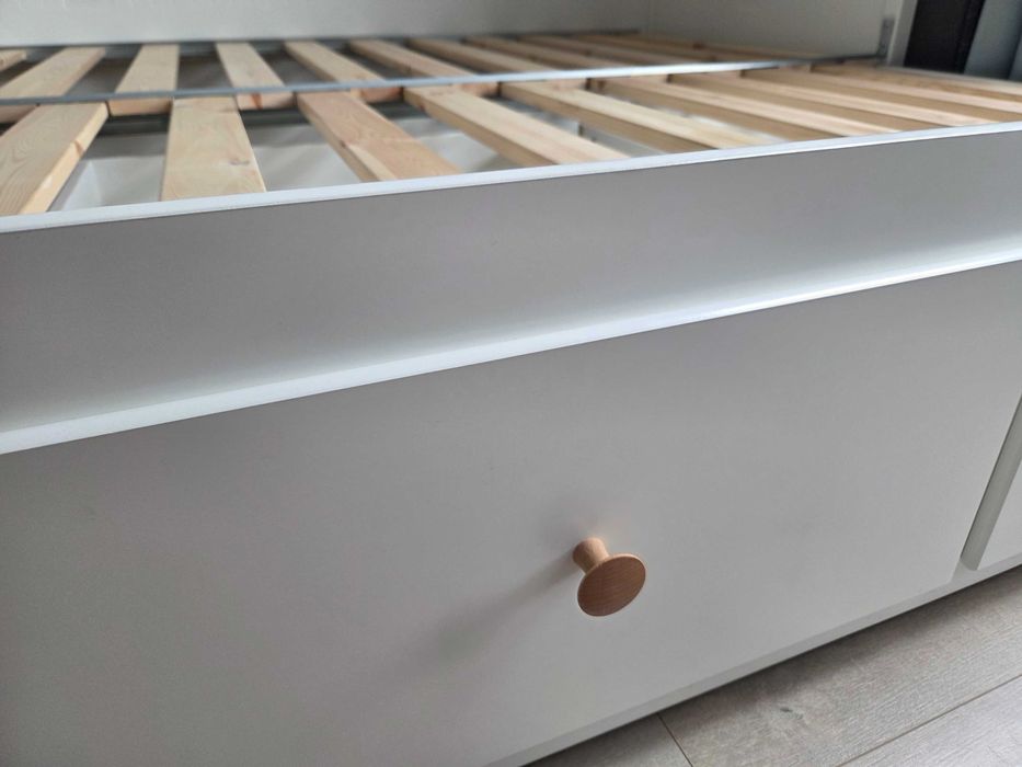 Łóżko IKEA HEMNES, leżanka z 3 szufladami