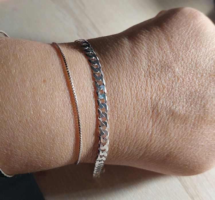 Bransoletka Srebrna Pancerka