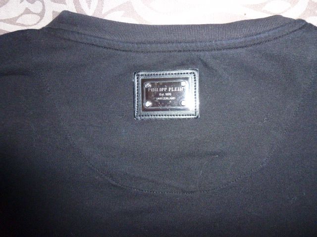 PHILIPP PLEIN podkoszulek ,T-Shirt M/L oryginalny nowy czarny męski