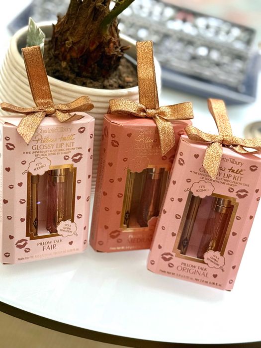 Набір для губ Charlotte Tilbury Mini Pillow Talk Glossy Lip Kit