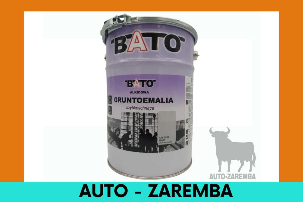 GRUNTOEMALIA Bato 5l Szara ral7035!! Antykorozyjna Auto-Zaremba