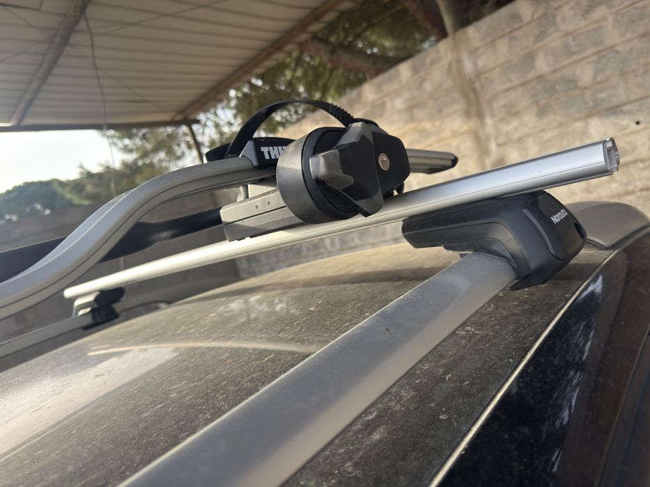 Barra de tejadilho e suporte bicicleta Renault Megane