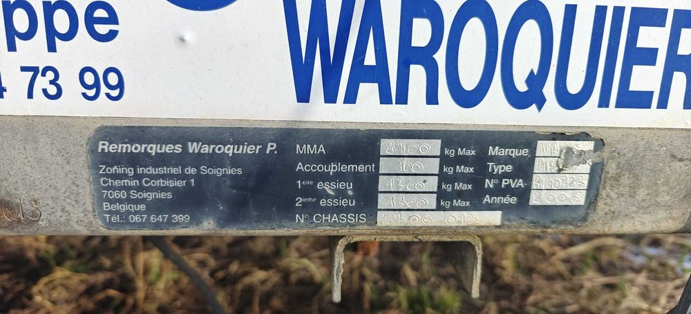 Laweta przyczepa 2.7t