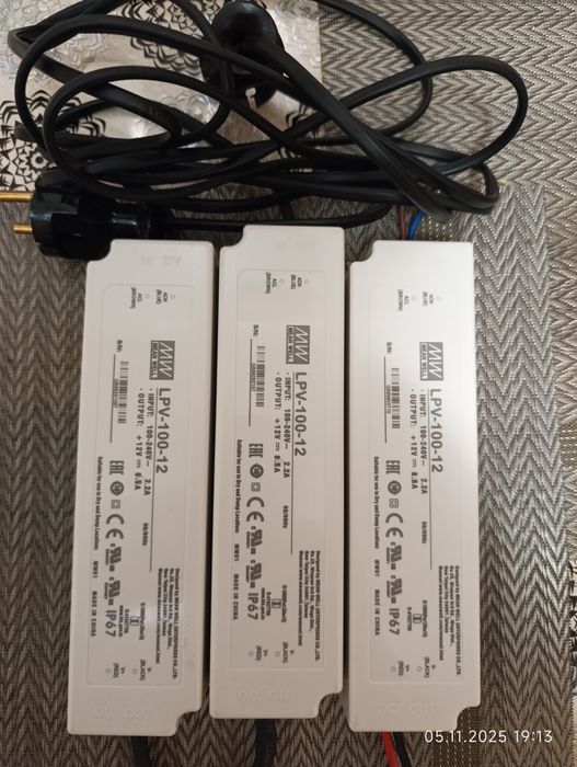 Блок питания MEAN WELL LPV-100-12 IP67