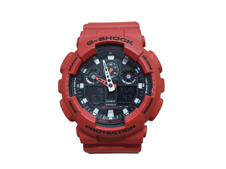 Zegarek casio g-shock ga-100b sportowy męski analogowo cyfrowy