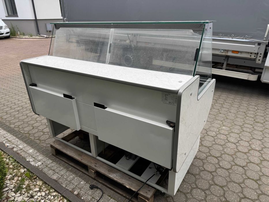 Lada witryna chłodnicza RAPA dł. 1.5 m. i inne urządzenia. GWARANCJA.