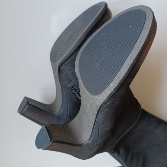 Kozaki ecco 40-41, wkładka 27cm skóra