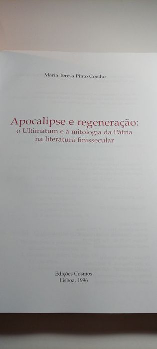 Apocalipse e Regeneração - Maria Teresa Pinto Coelho