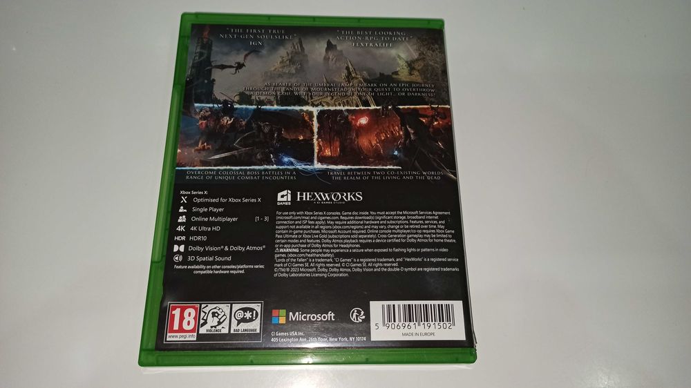 xbox series x LORDS OF THE FALLEN po polsku nowa edycja gry souls like