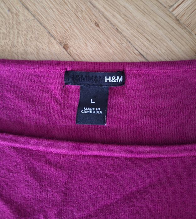 H&M bluzka z krotkim rekawem r. L
