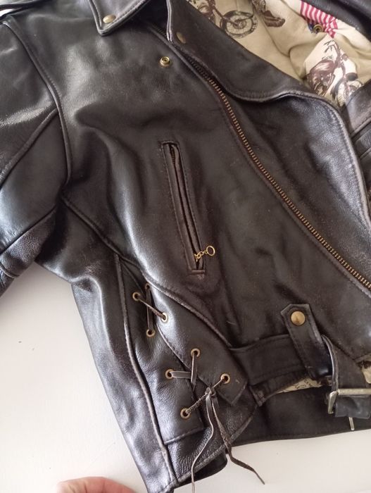 Skórzana kurtka "na Harley'a"