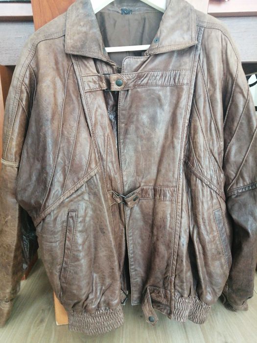 Casaco Blusão Cabedal puro!	Como novo !!*