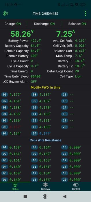 Акб для гібридного  інвертора 48 В