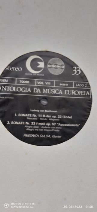 Cofret obra editada em vinil 33 rpm