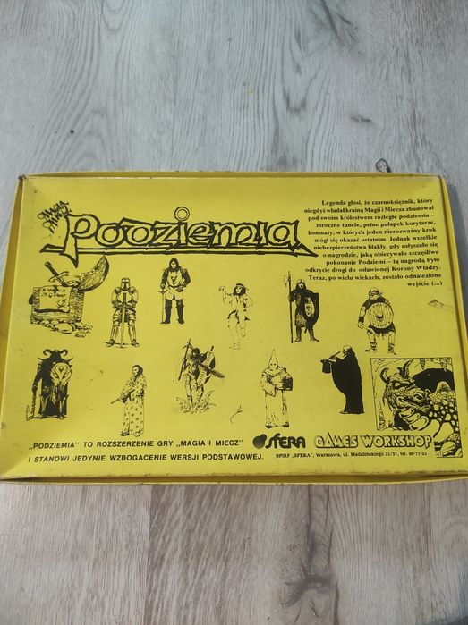 Gra planszowa Magia i Miecz i Podziemia dodatek