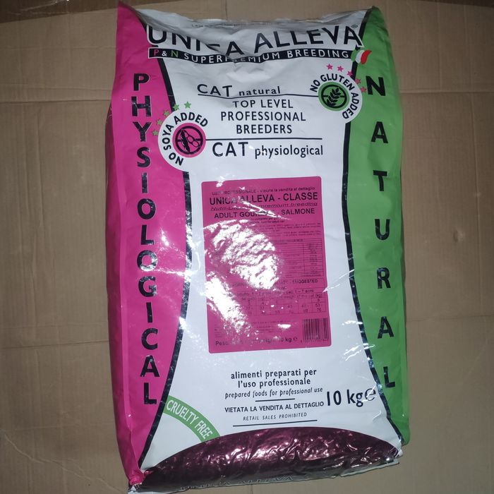 Сухий корм з лососем для котів Unica Alleva Classe Adult Gourmet Exige