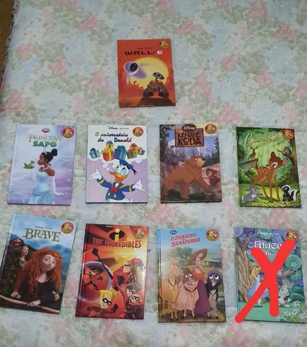 Livros desenhos animados da Disney
