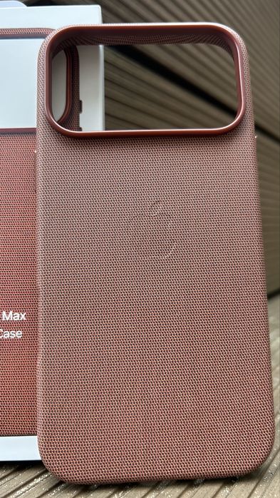 Etui z tkaniny TechWoven z MagSafe do iPhone’a 17 Pro Max Sienna