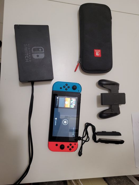 Switch c/capa e acessórios