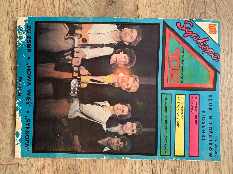 Czasopismo nr 102 Synkopa Klub Miłośników Piosenki 1984 UNIKAT