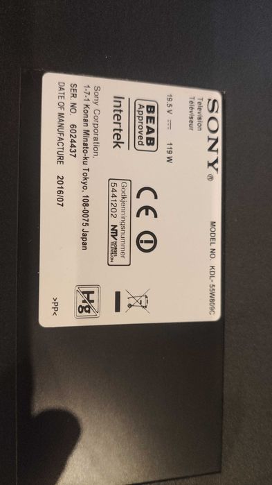 Sony Bravia KDL-55W809A