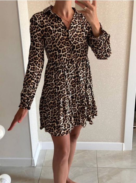 Леопардова міні сукня Defacto Woman 36