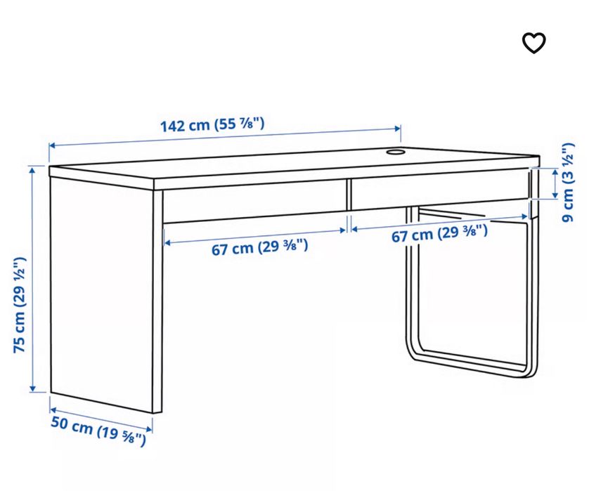 Secretaria ikea bom estado