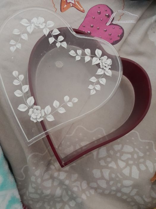 Caixas em coração antiga