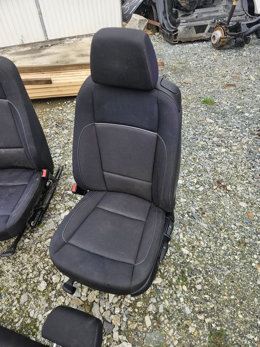 Fotele kanapa Bmw 1 E81 E82 podgrzewane KOMPLET boczki tapicerka salon