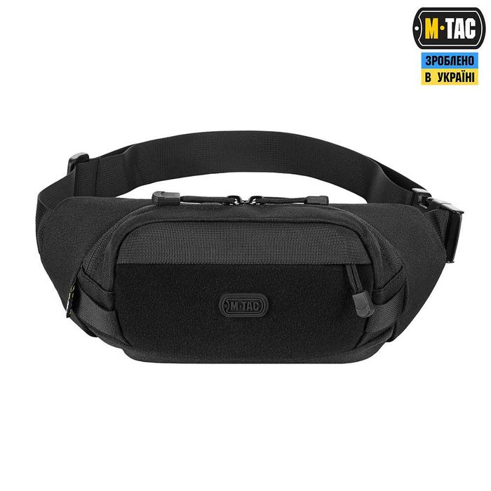 M-Tac сумка на пояс Waist Bag Black (30х13х6см), бананка М-Тас