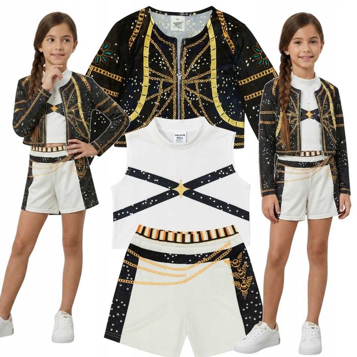 Strój Rumi Demon Hunters cosplay ŁOWCZYNIE DEMONÓW przebranie 140/150